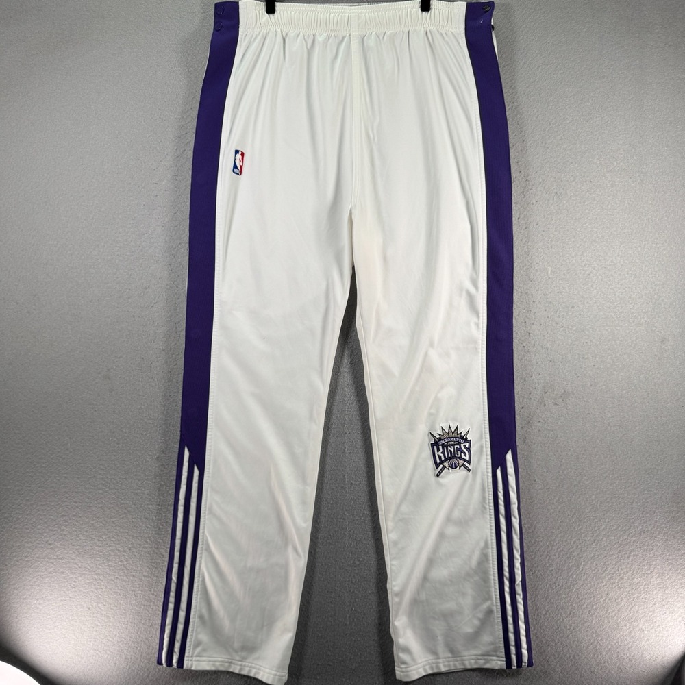 Vintage Sacramento Kings Warm‎ Up Break Away Pants Mens Large Tall Player Issued